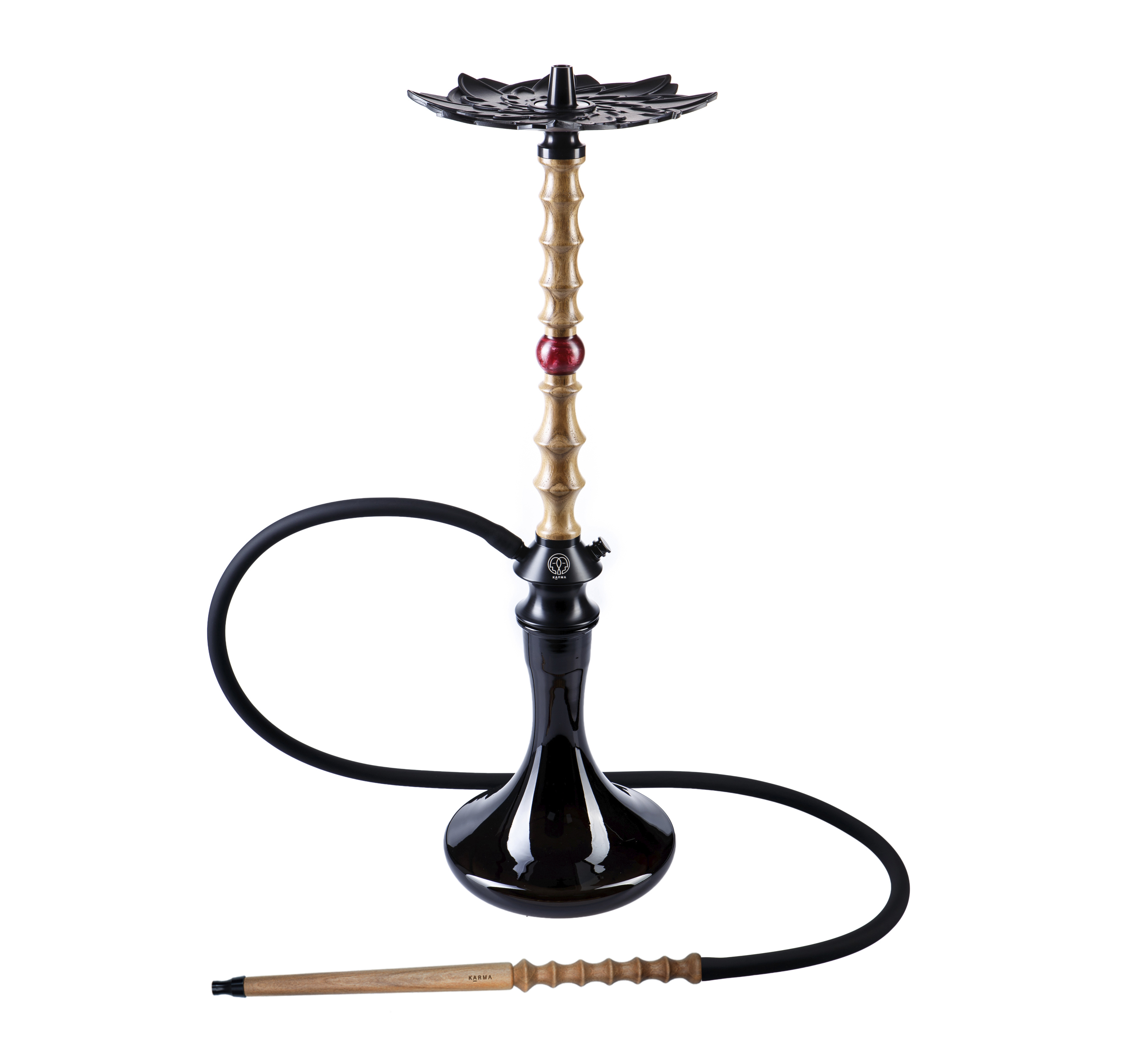 Изображение KARMA HOOKAH SET MODEL 1.1 WALNUT RED №1