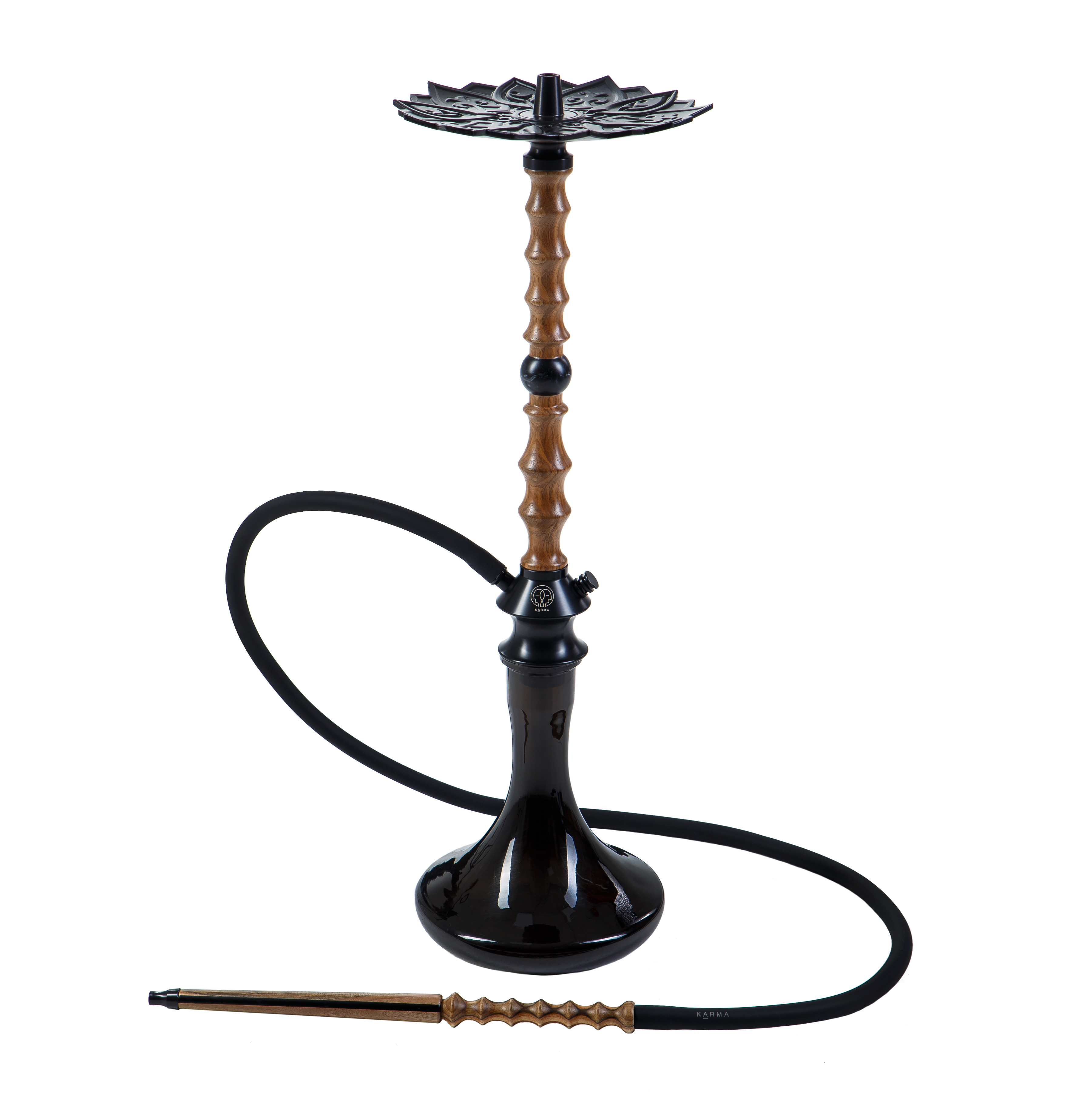 Изображение KARMA HOOKAH SET MODEL 1.1 WALNUT BLACK №1