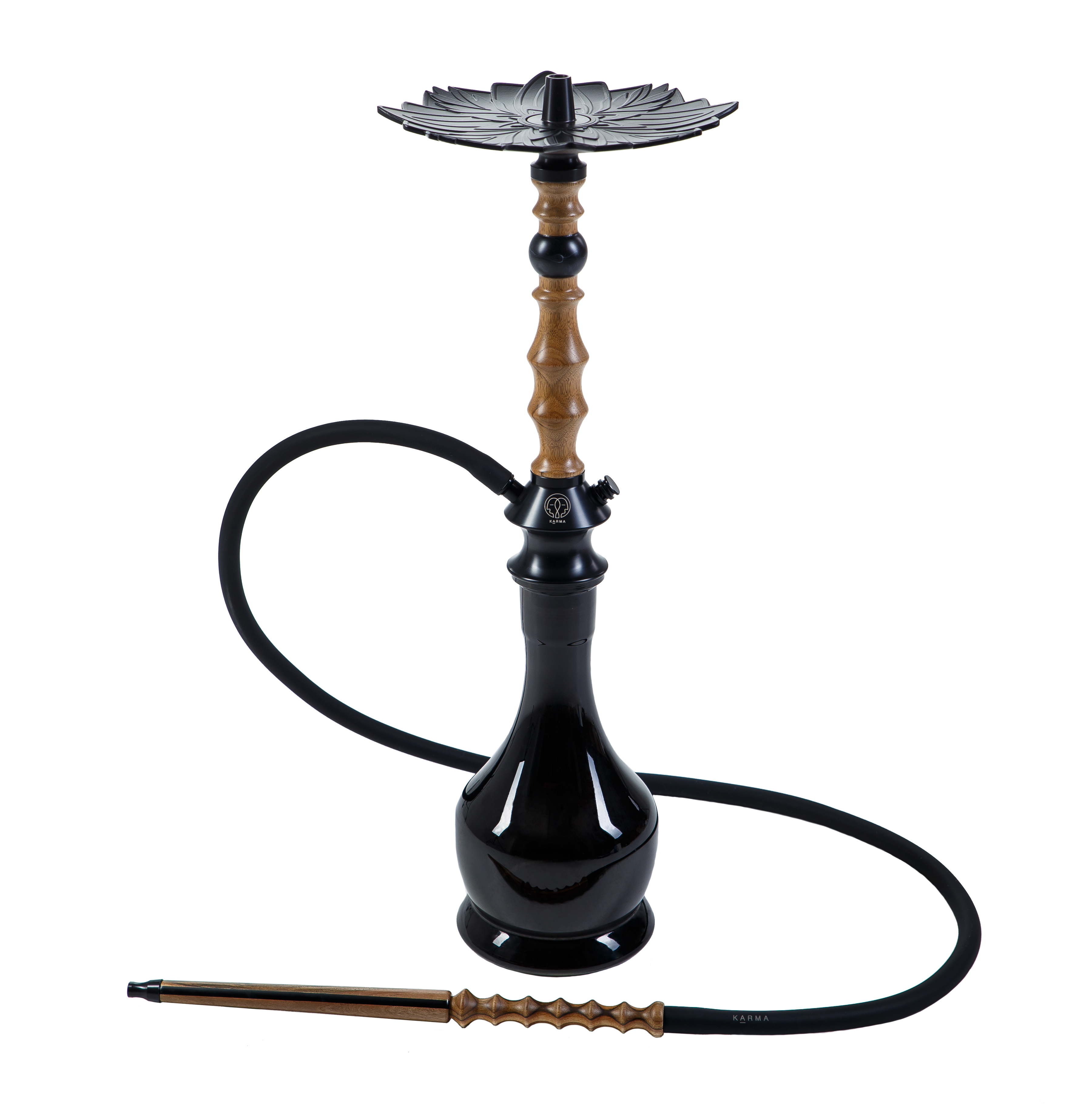 Изображение KARMA HOOKAH SET MODEL 1.2 WALNUT BLACK №1