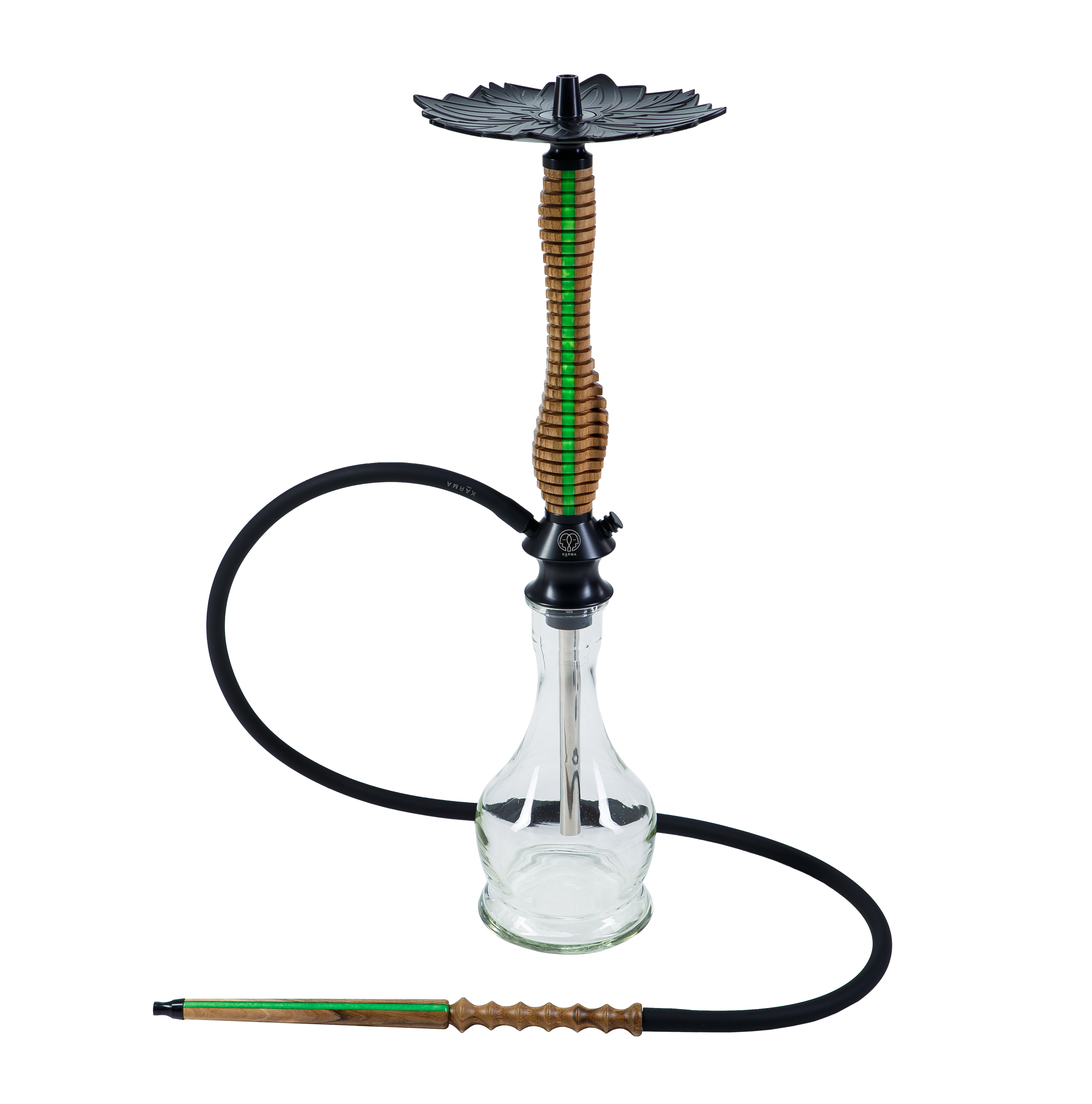 Изображение KARMA HOOKAH SET MODEL 3.0 LINE GREEN №1