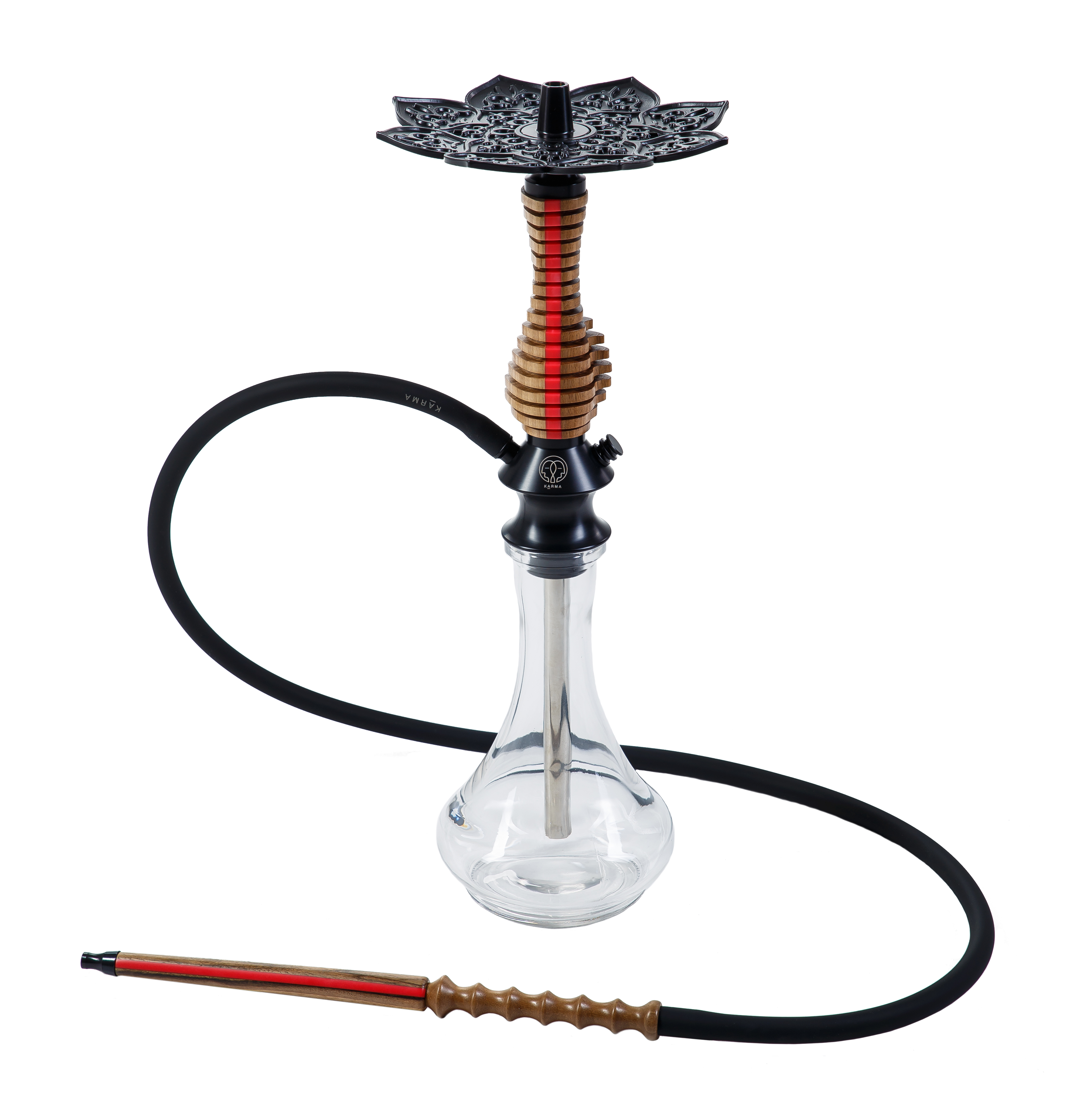 Изображение KARMA HOOKAH SET MODEL 3.0 MINI LINE RED №1