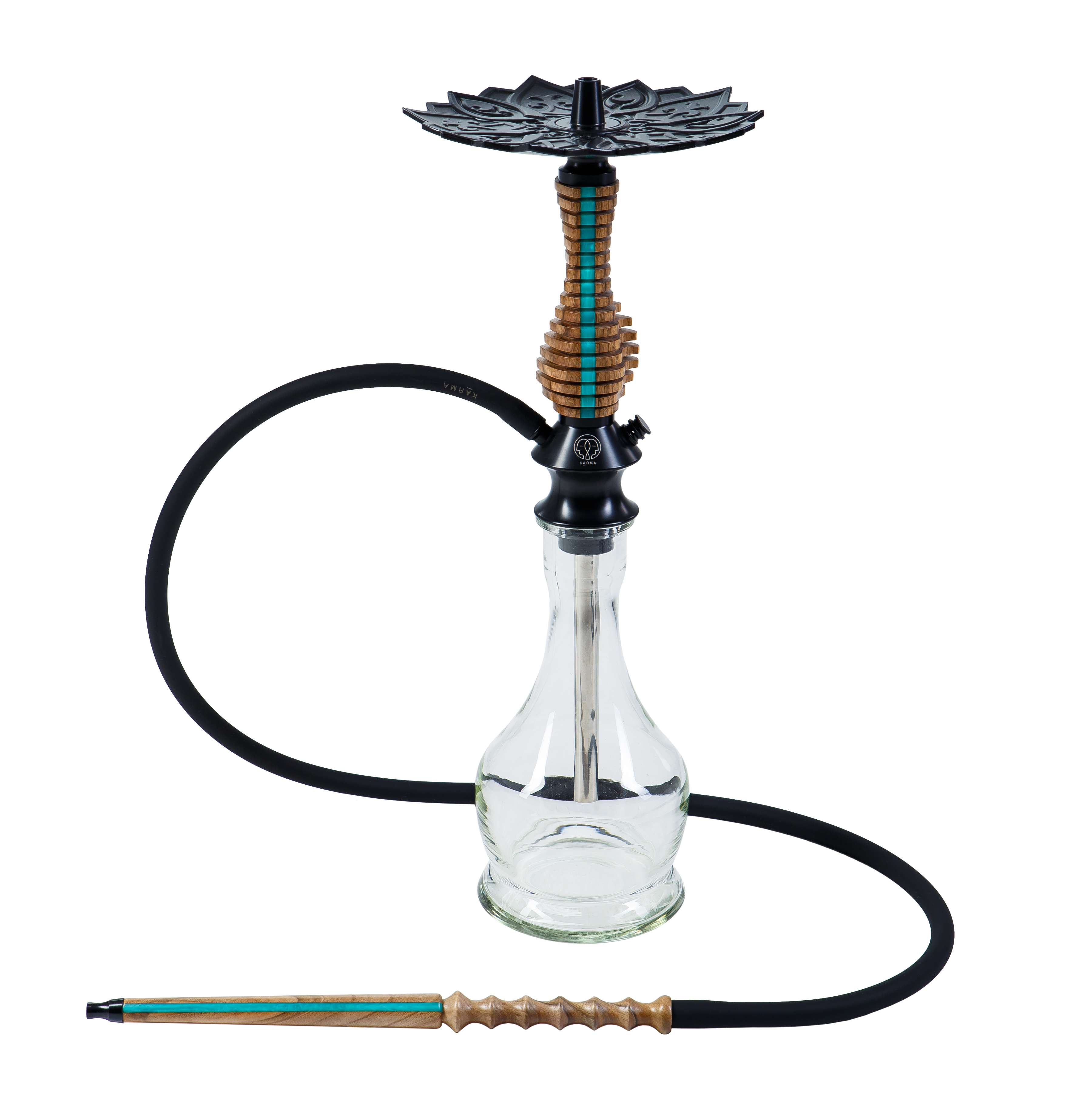 Изображение KARMA HOOKAH SET MODEL 3.0 MINI LINE TURQUOISE №1