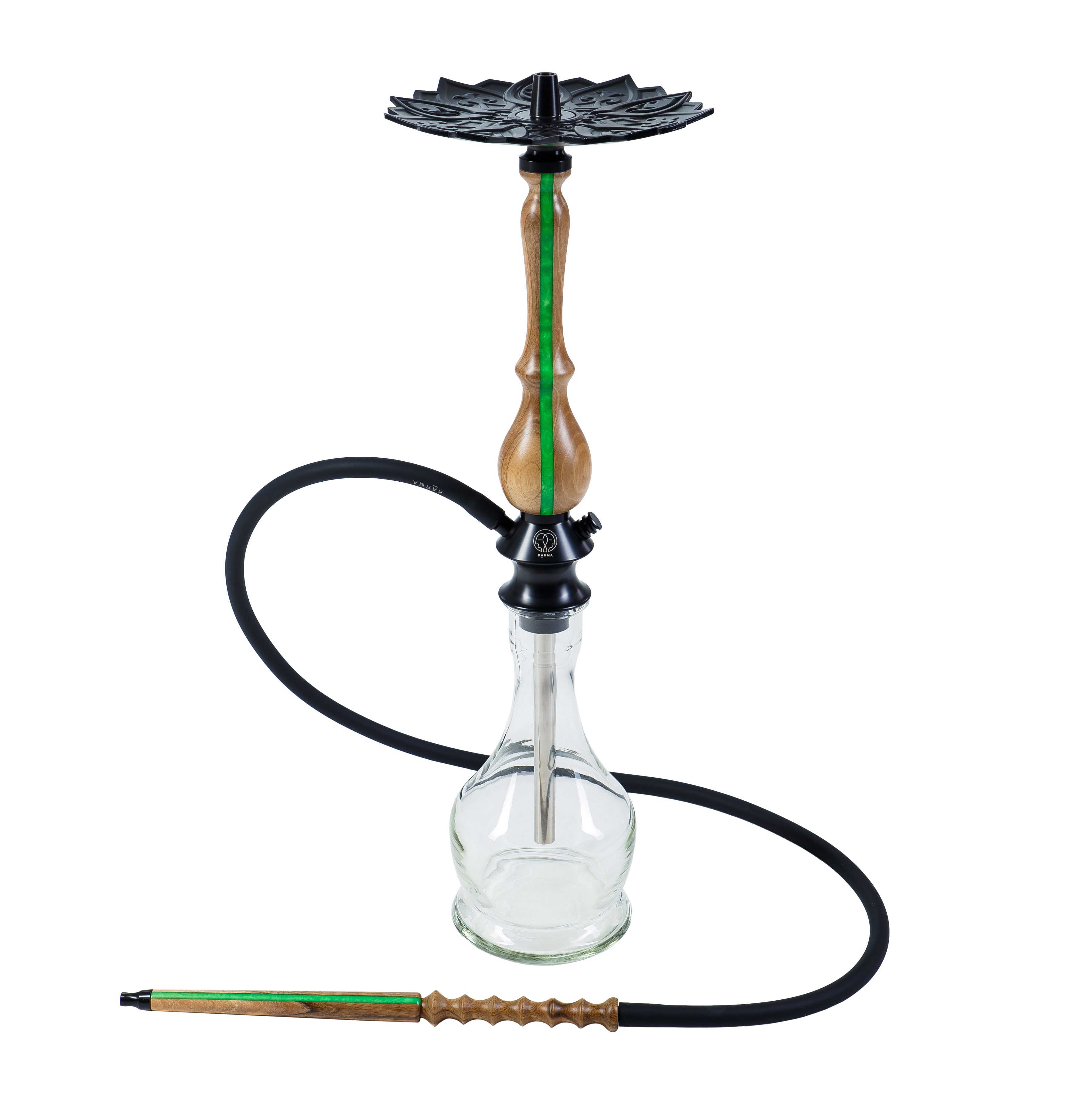 Изображение KARMA HOOKAH SET MODEL 3.1 LINE GREEN №1