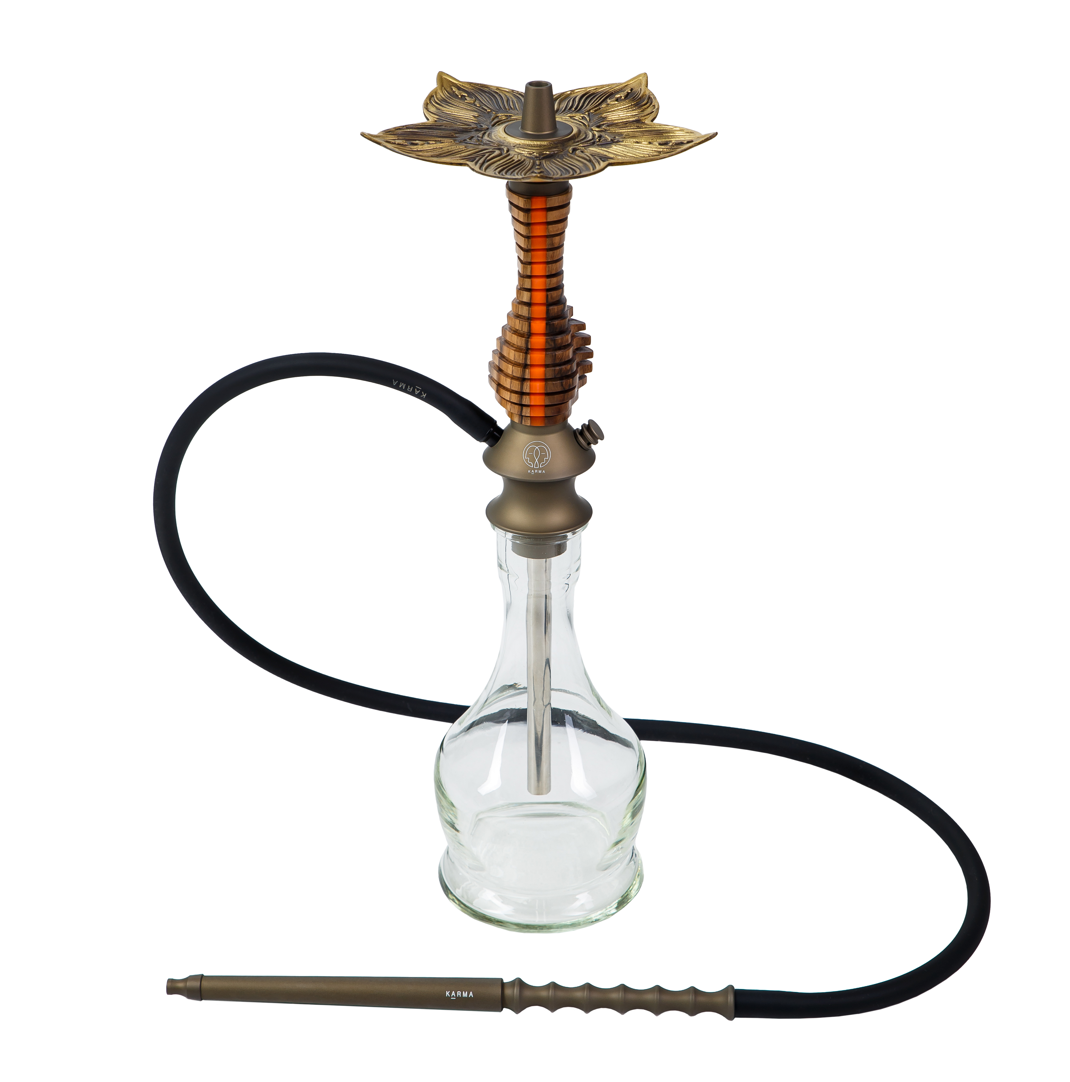 Изображение KARMA HOOKAH SET MODEL 3.0 MINI LINE BRONZE ORANGE №1