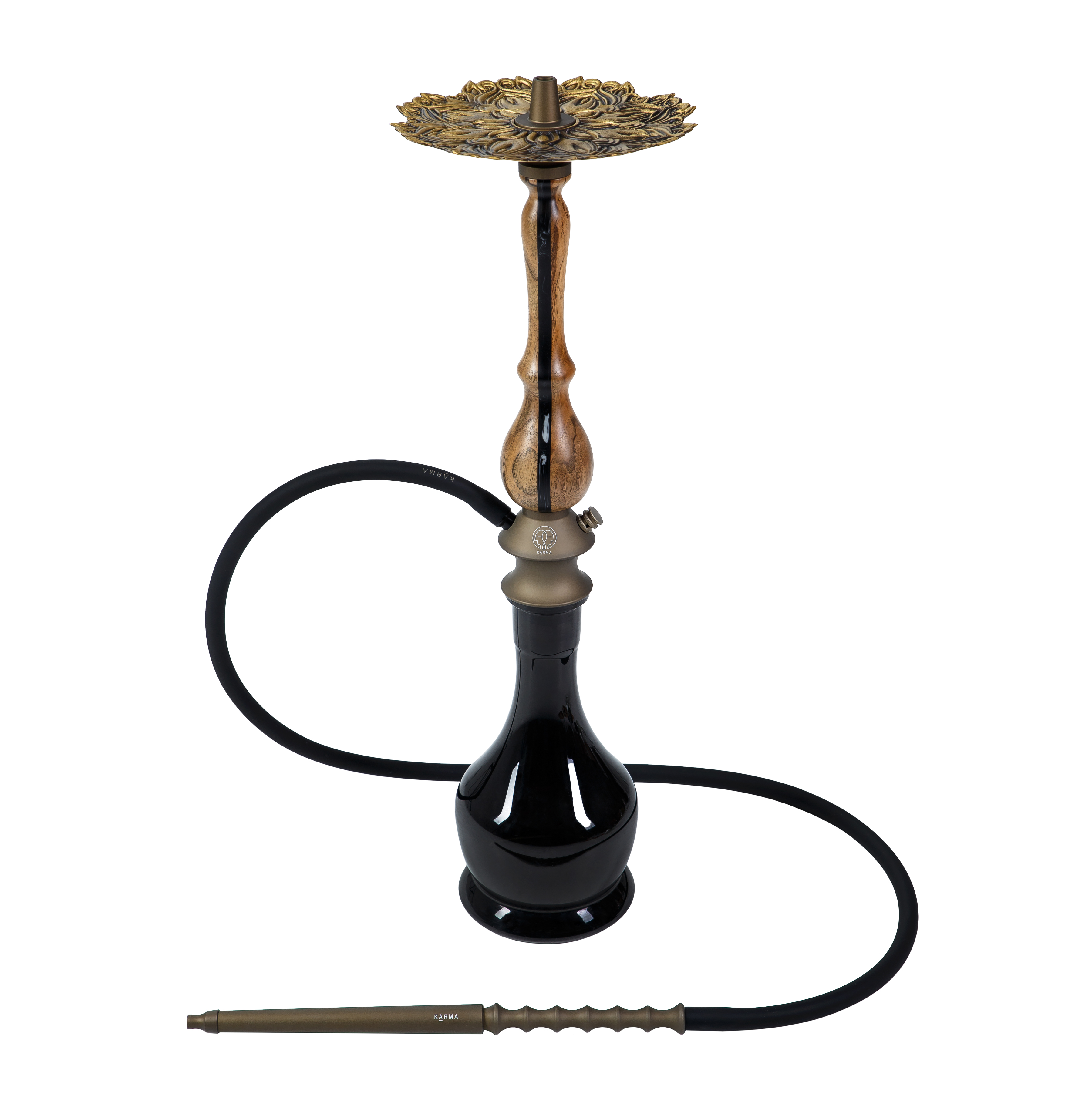 Изображение KARMA HOOKAH SET MODEL 3.1 LINE BRONZE BLACK №1