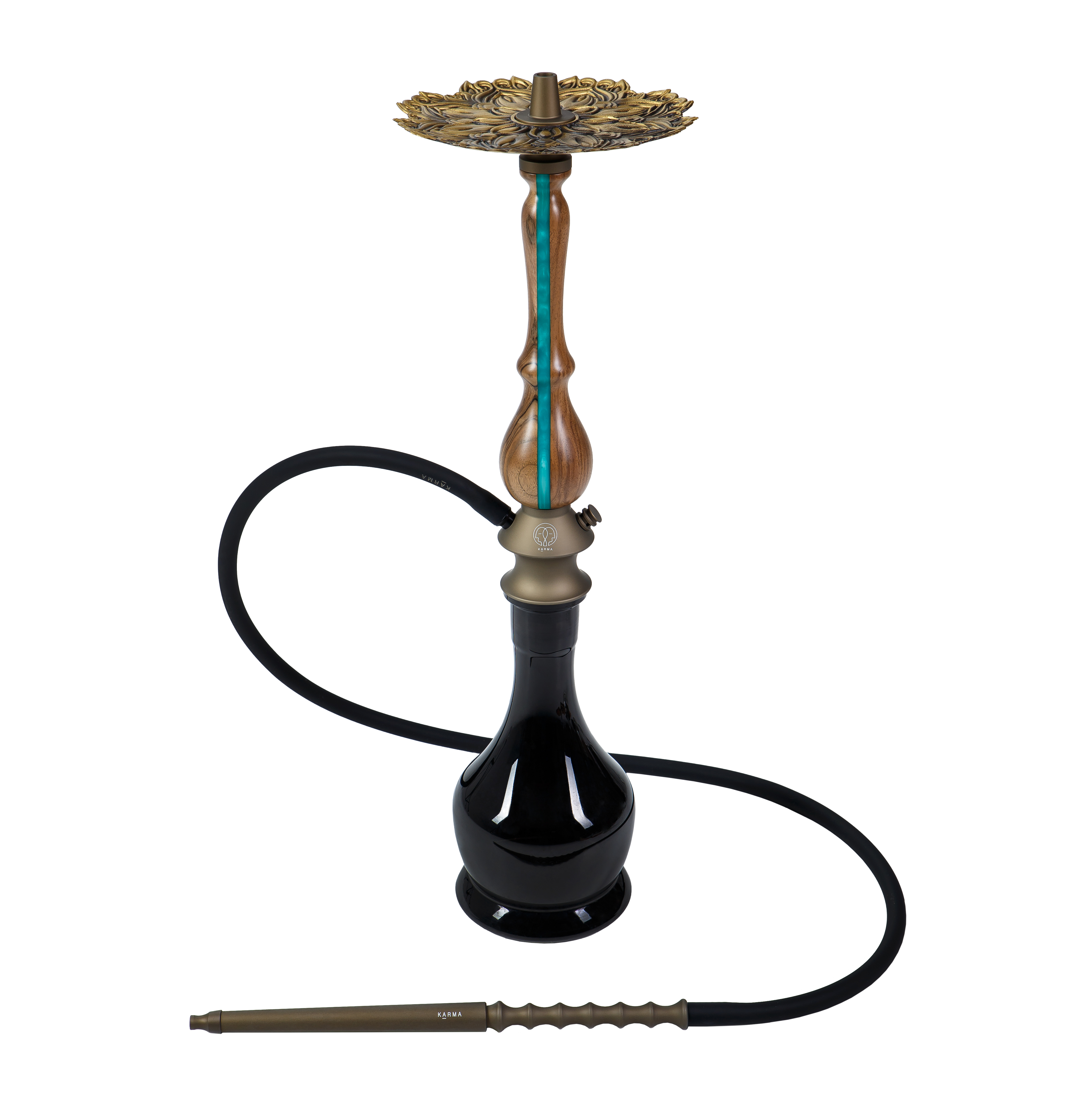 Изображение KARMA HOOKAH SET MODEL 3.1 LINE TURQUOISE BRONZE №1
