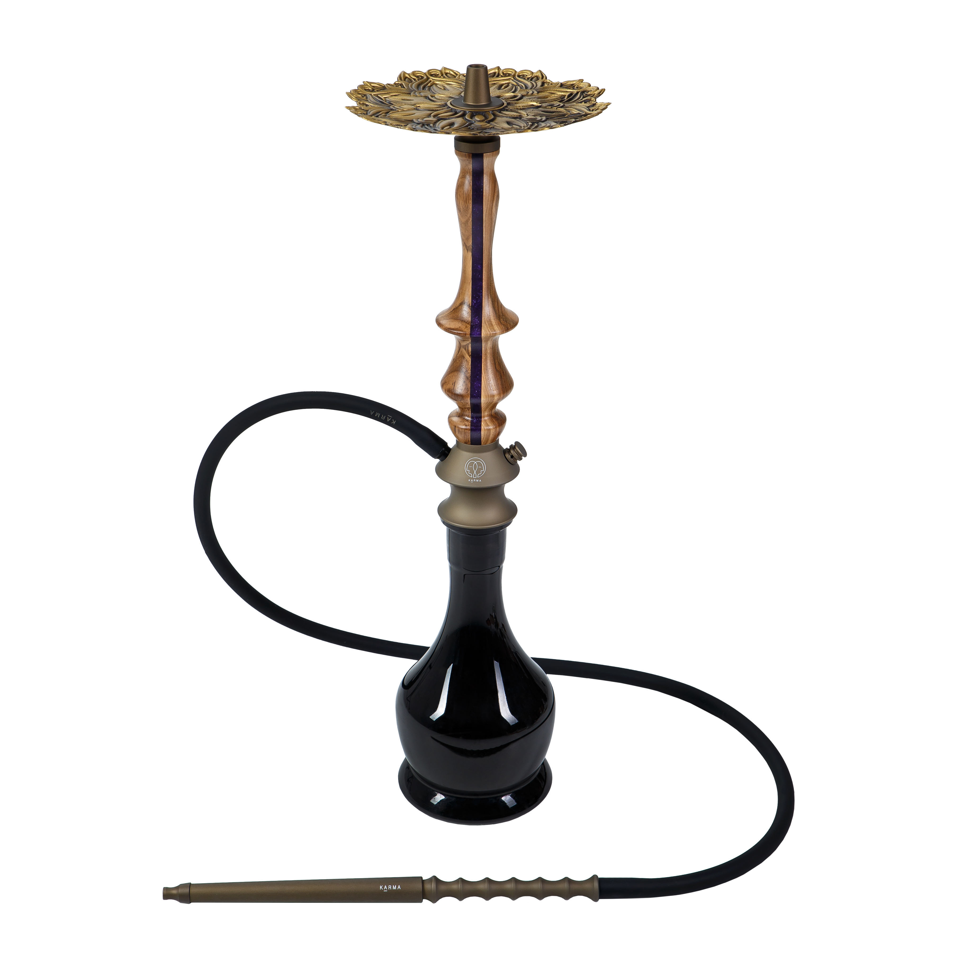 Изображение KARMA HOOKAH SET MODEL 3.2 LINE BRONZE VIOLET №1