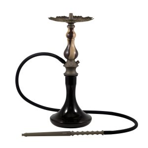 KARMA HOOKAH SET BRONZE MODEL 0.1 WALNUT BROWN
